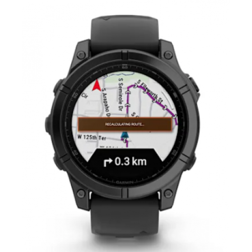 Garmin fenix E 47 mm AMOLED Slate Gray Steel / Black remen